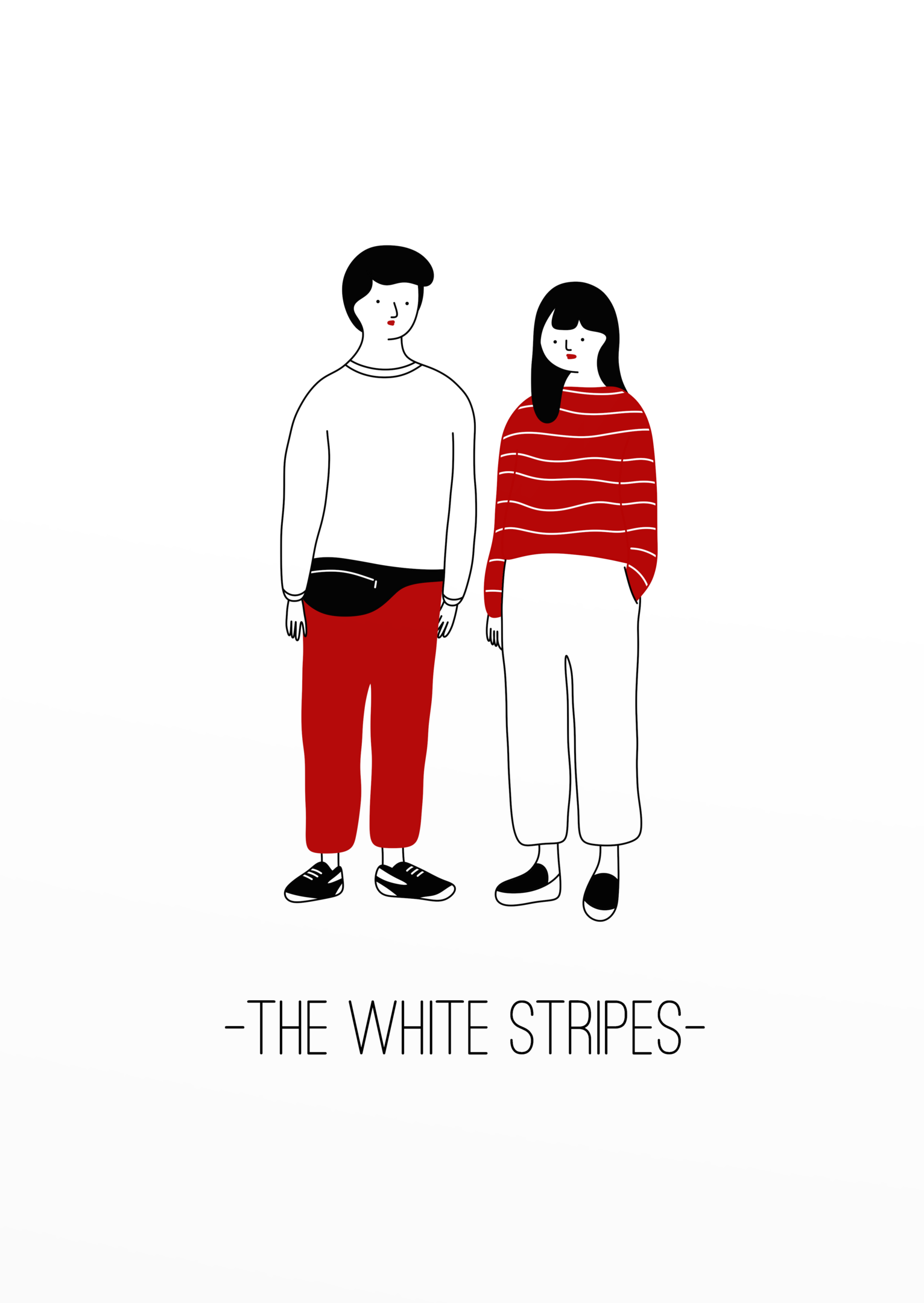 Optimized the white stripes